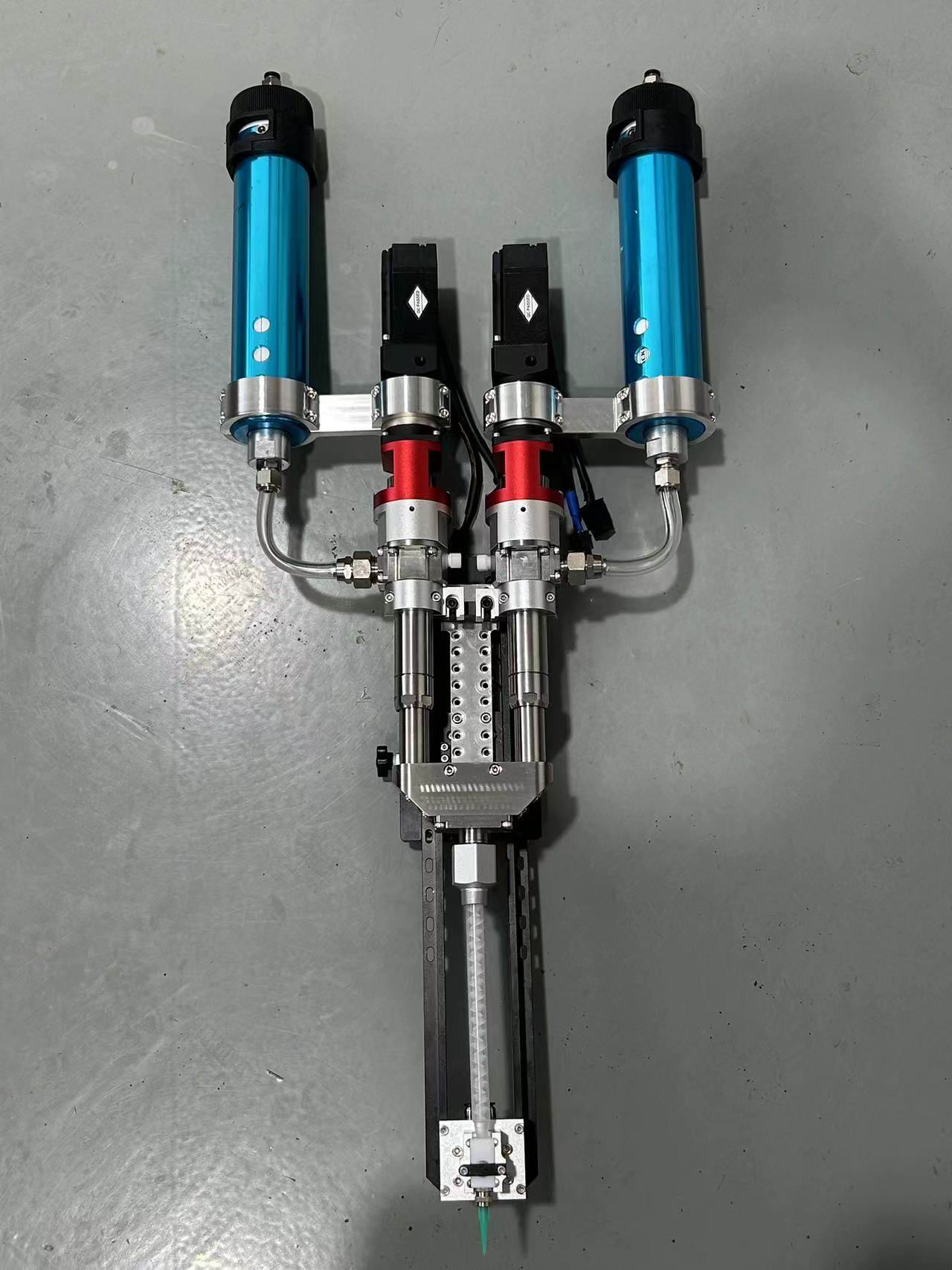 双液阀+混合管+截止阀